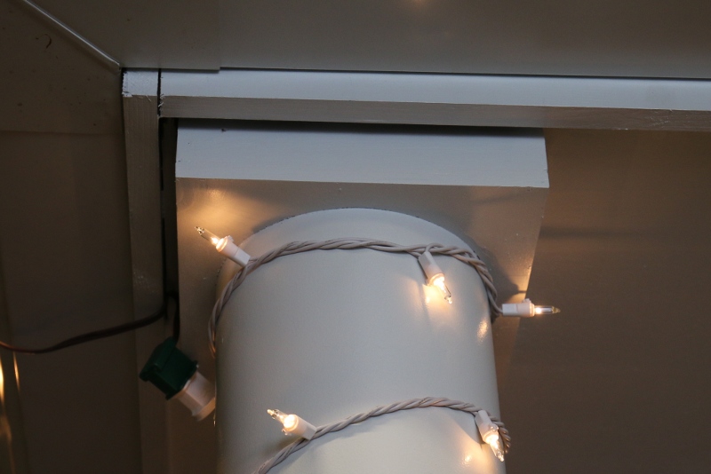 Top Wrap on Pillar