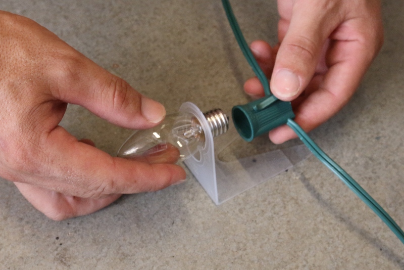 Bulb Through Clip