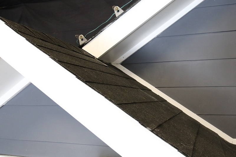Side View of Shingles
