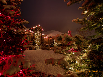 Red White Christmas Lights